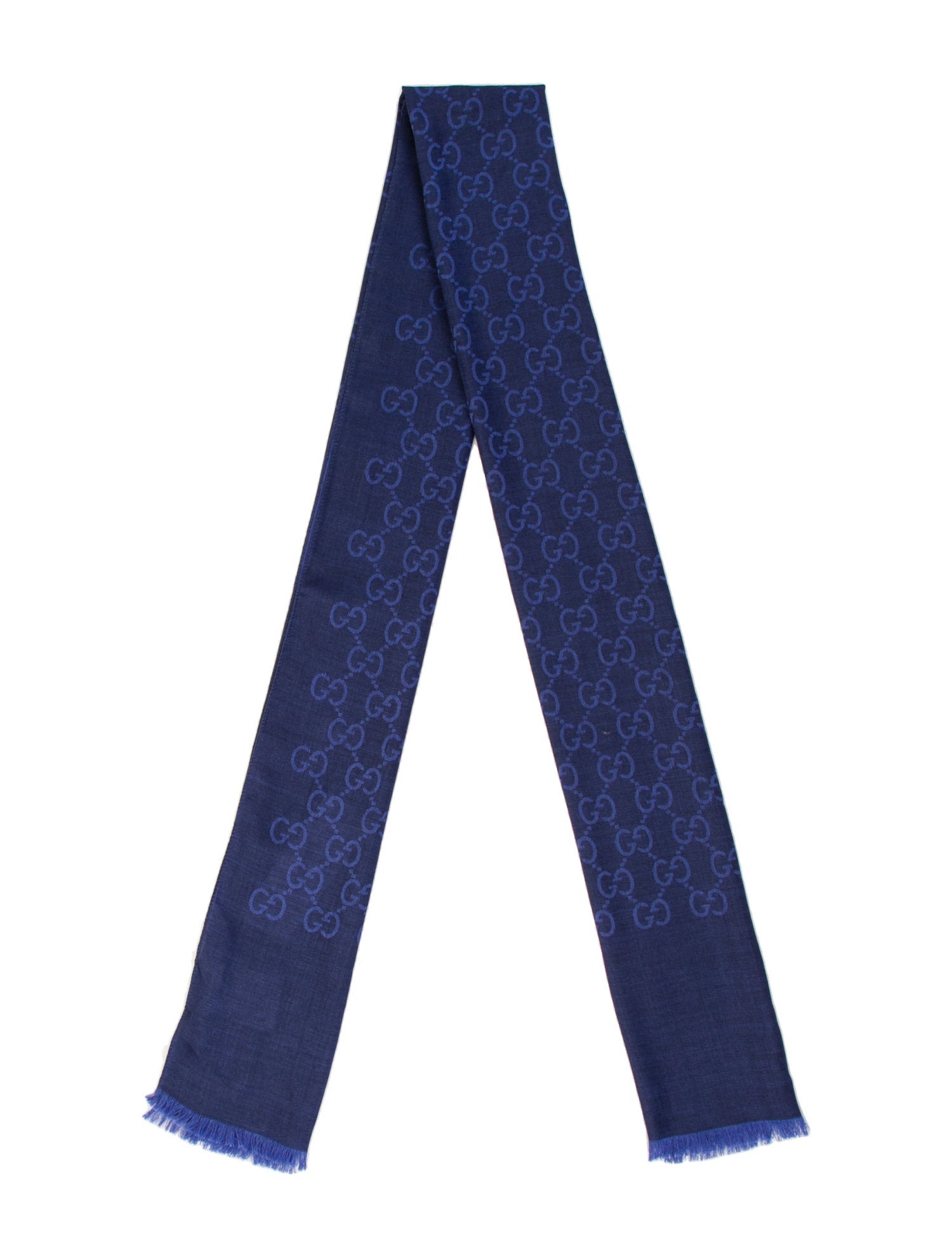 Gucci Wool GG Logo Scarf w/ Tags