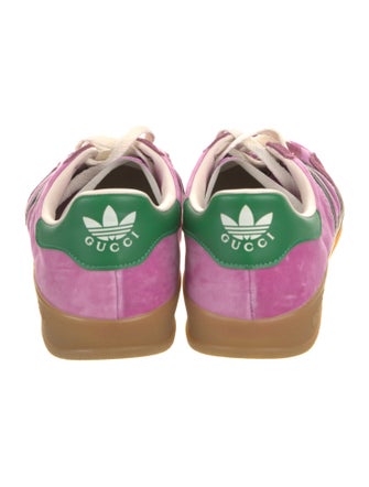 Gucci x Adidas Gazelle 'Pink Velvet' Sneakers