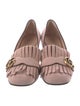 Gucci Double G Logo Suede Pumps