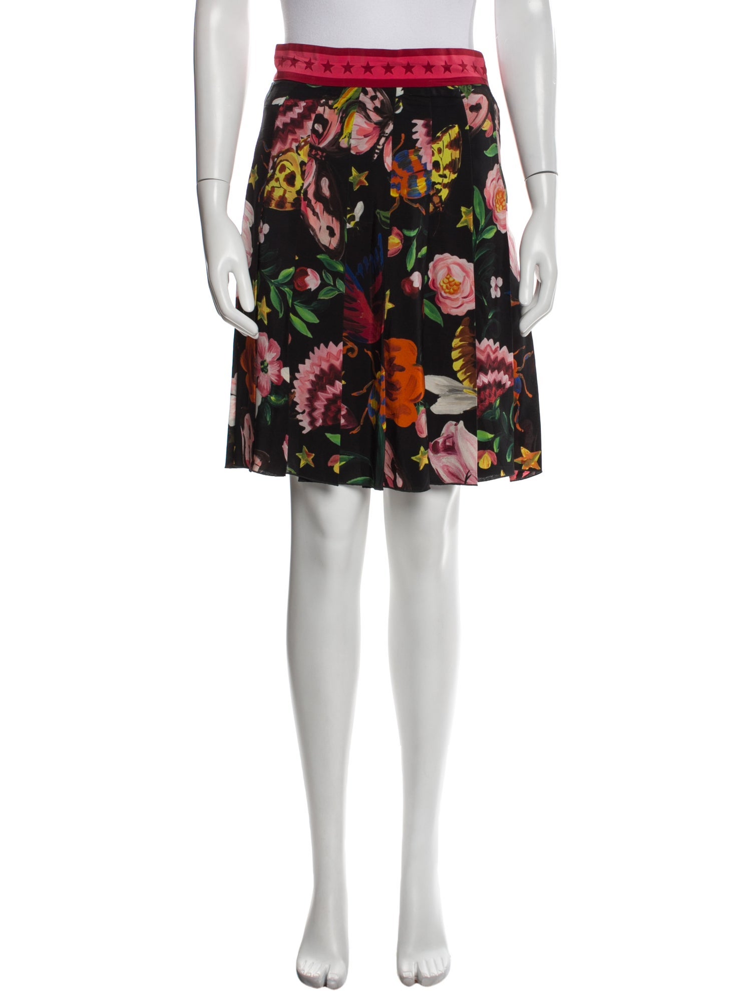 Gucci Silk Knee-Length Skirt