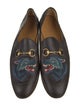 Gucci Horsebit Accent Leather Loafers
