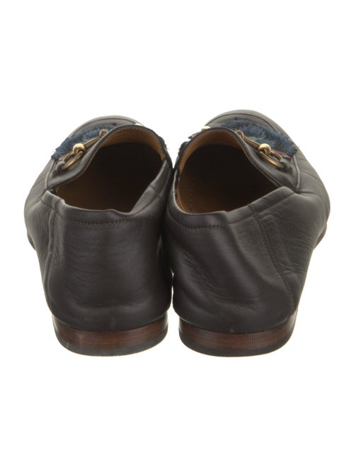 Gucci Horsebit Accent Leather Loafers