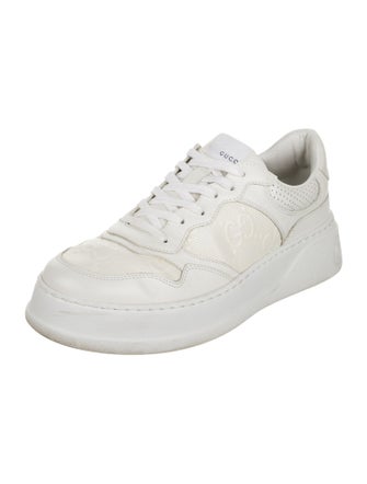 Gucci GG Embossed Leather Sneakers