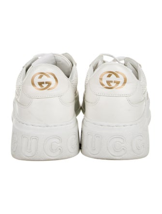 Gucci GG Embossed Leather Sneakers