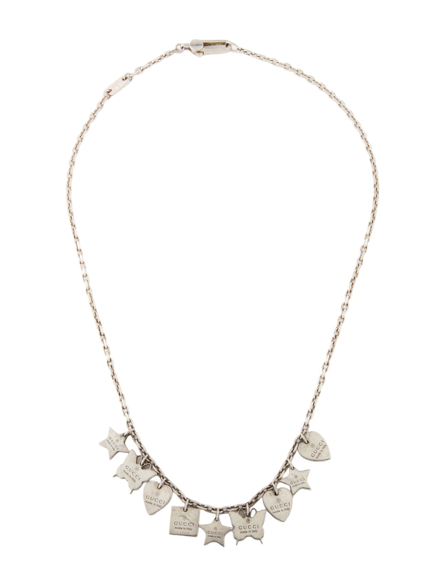 Gucci Trademark Charm Collar Necklace