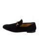 Gucci Horsebit Accent Suede Dress Loafers