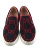 Gucci Velvet Printed Loafers