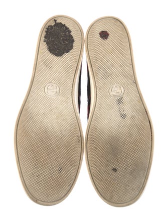 Gucci Velvet Printed Loafers