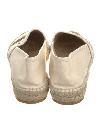 Gucci Interlocking G Logo Canvas Espadrilles