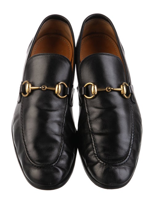 Gucci Horsebit Accent Leather Dress Loafers