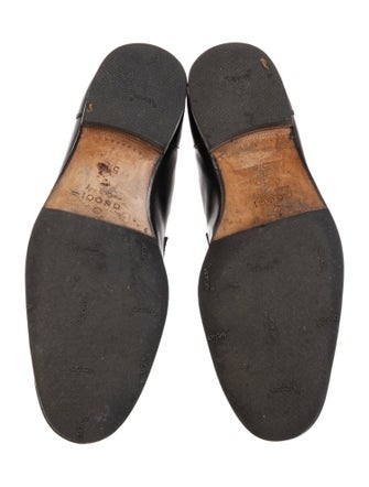 Gucci Horsebit Accent Leather Dress Loafers