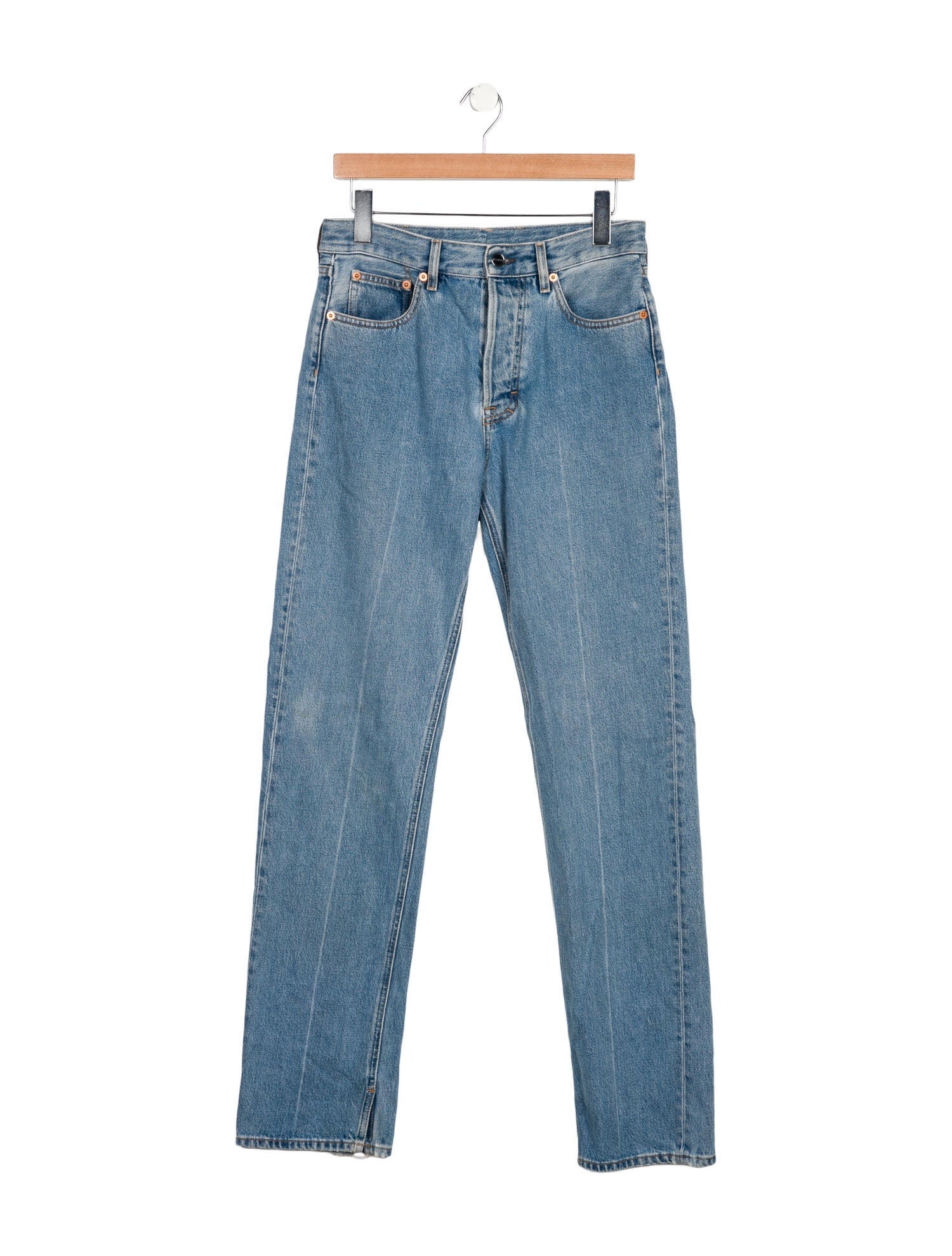 Gucci High-Rise Straight Leg Jeans