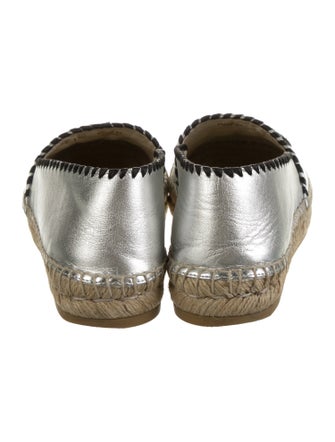 Gucci Double G Logo Leather Espadrilles