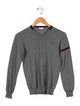 Gucci Boys' Embroidered V-Neck Sweater