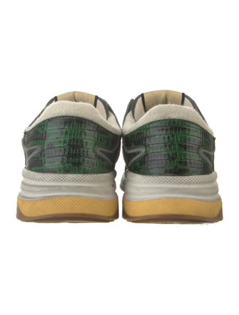 Gucci Web Accent Suede Sneakers