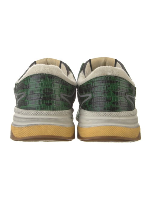 Gucci Web Accent Suede Sneakers