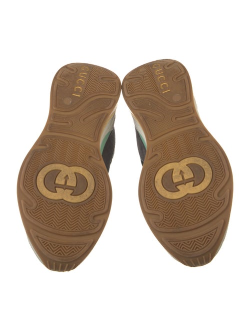 Gucci Web Accent Suede Sneakers