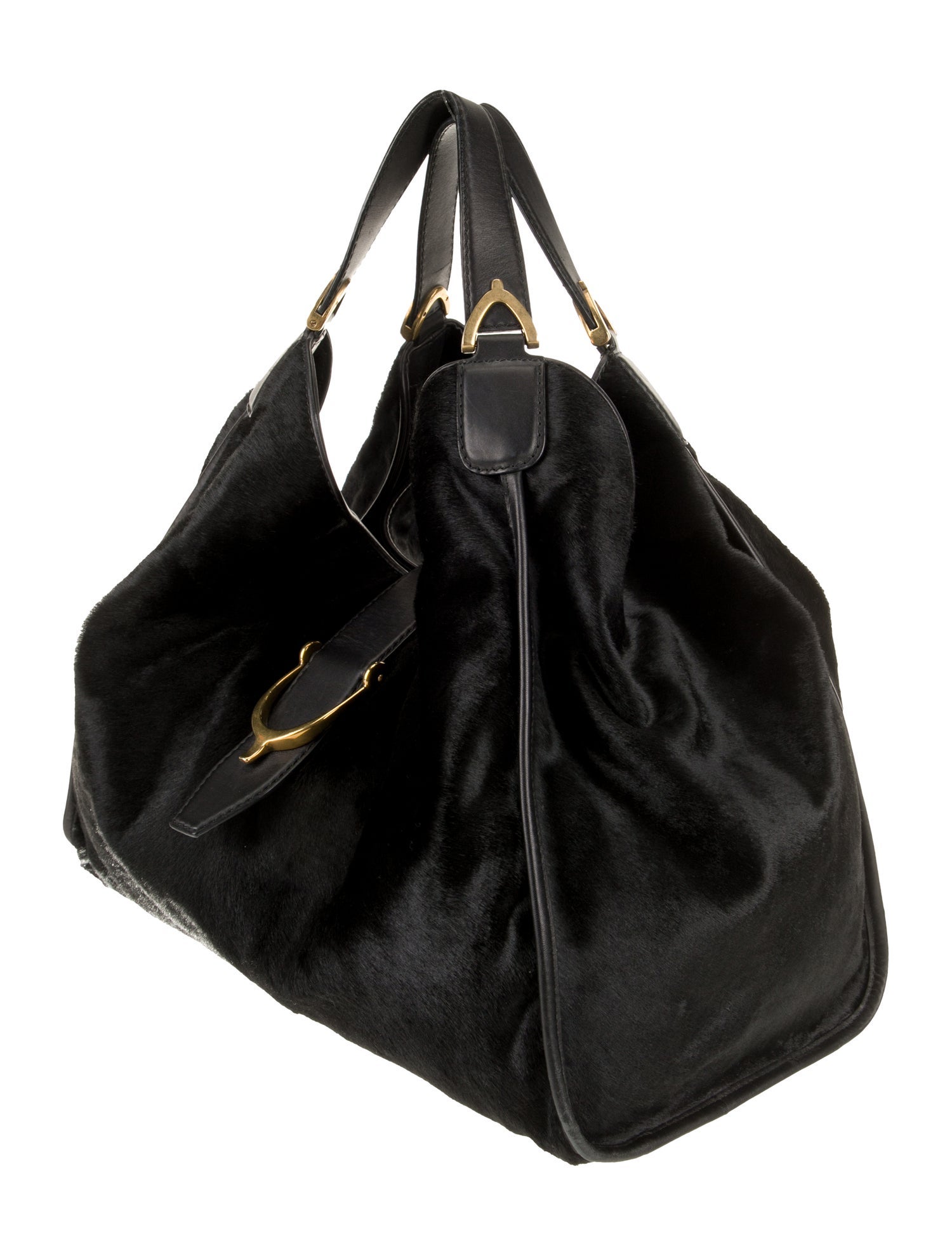 Gucci Ponyhair Lady Stirrup Large Vintage