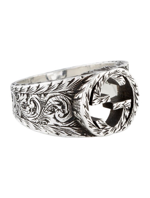 Gucci Interlocking G Paisley Ring