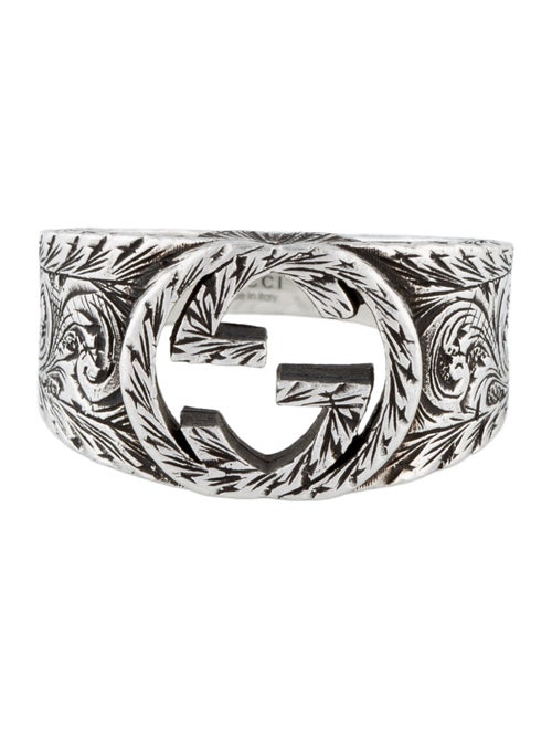 Gucci Interlocking G Paisley Ring