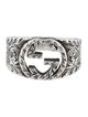 Gucci Interlocking G Paisley Ring