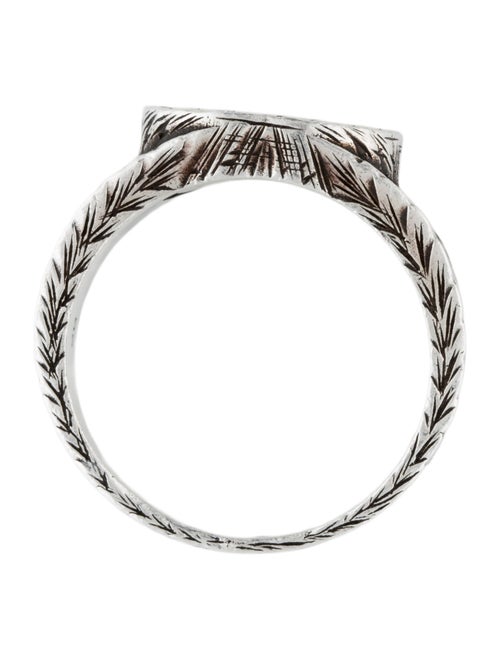 Gucci Interlocking G Paisley Ring