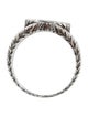 Gucci Interlocking G Paisley Ring