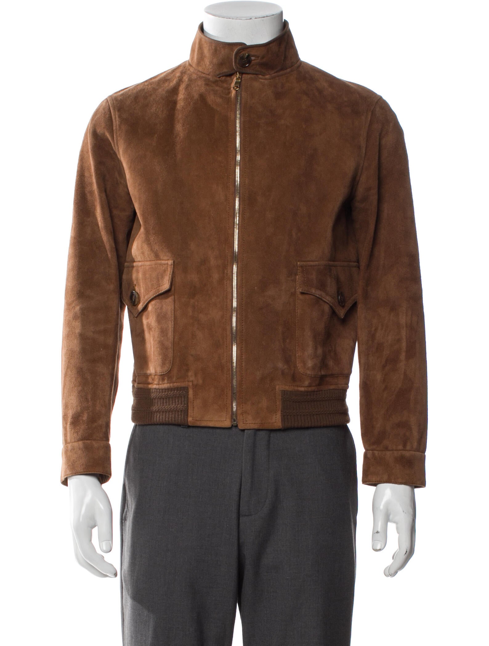 Gucci 2015 Interlocking G Logo Moto Jacket