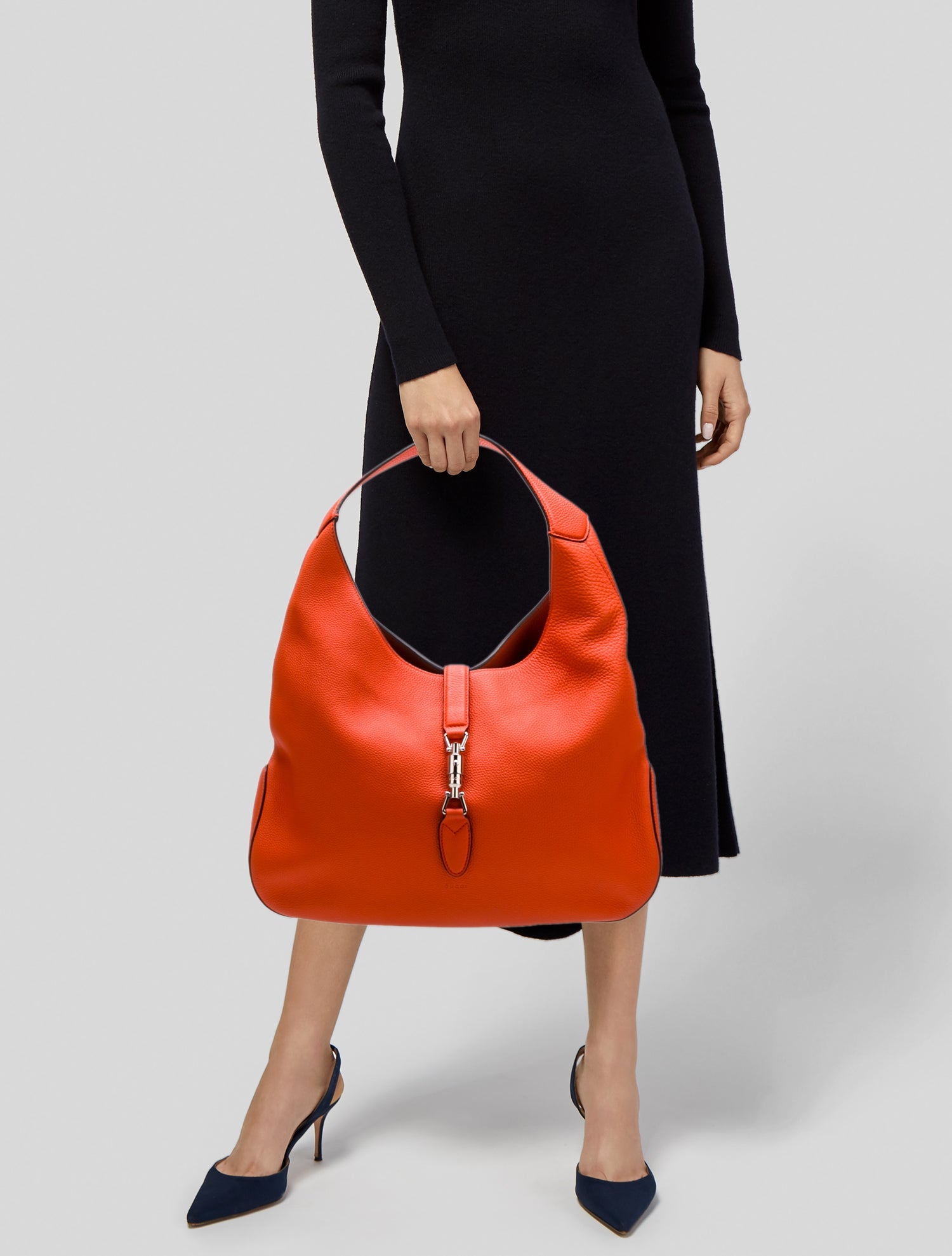 Gucci Piston Lock Soft Jackie Large