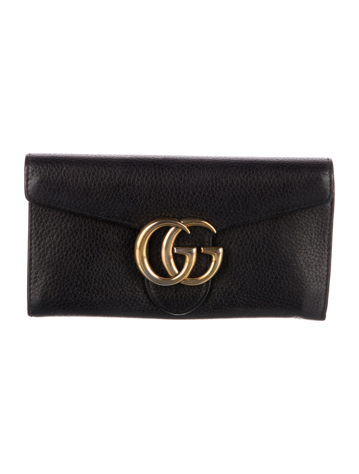 Gucci Marmont Double G Logo Continental Wallet