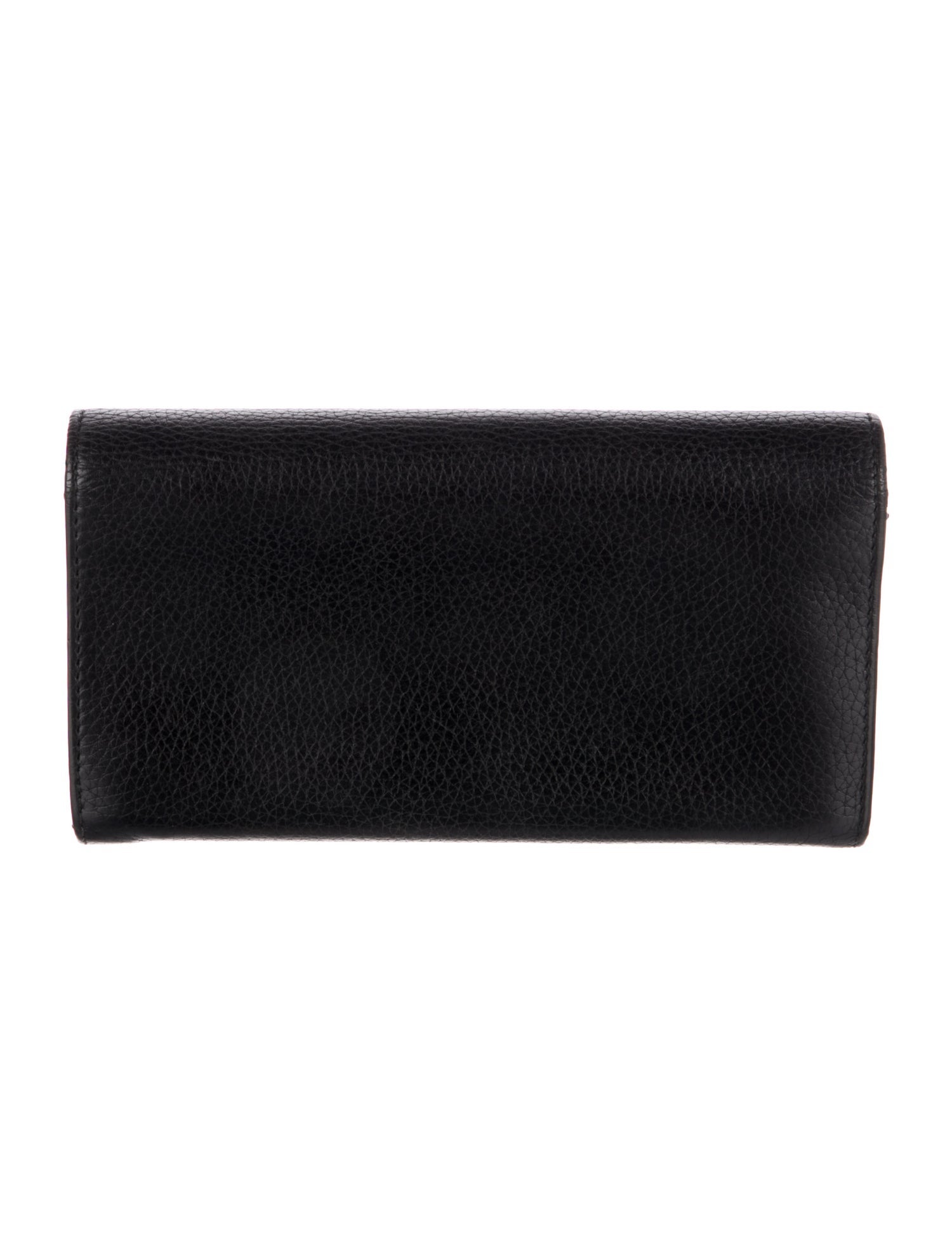 Gucci Marmont Double G Logo Continental Wallet