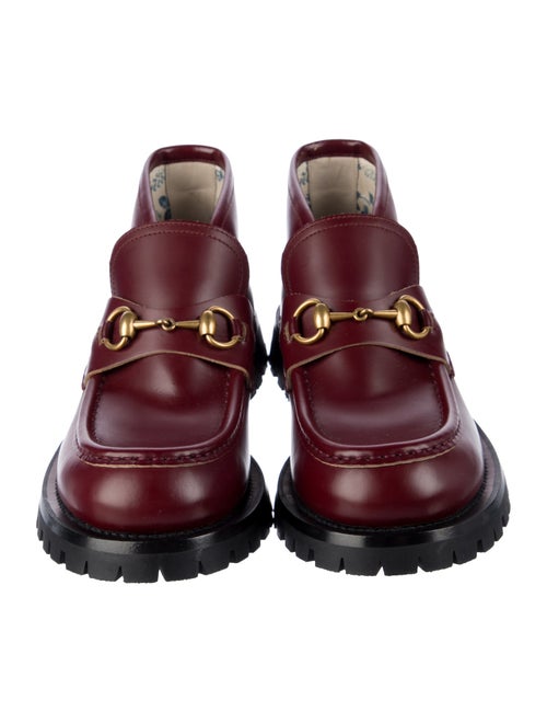 Gucci Horsebit Accent Leather Boots
