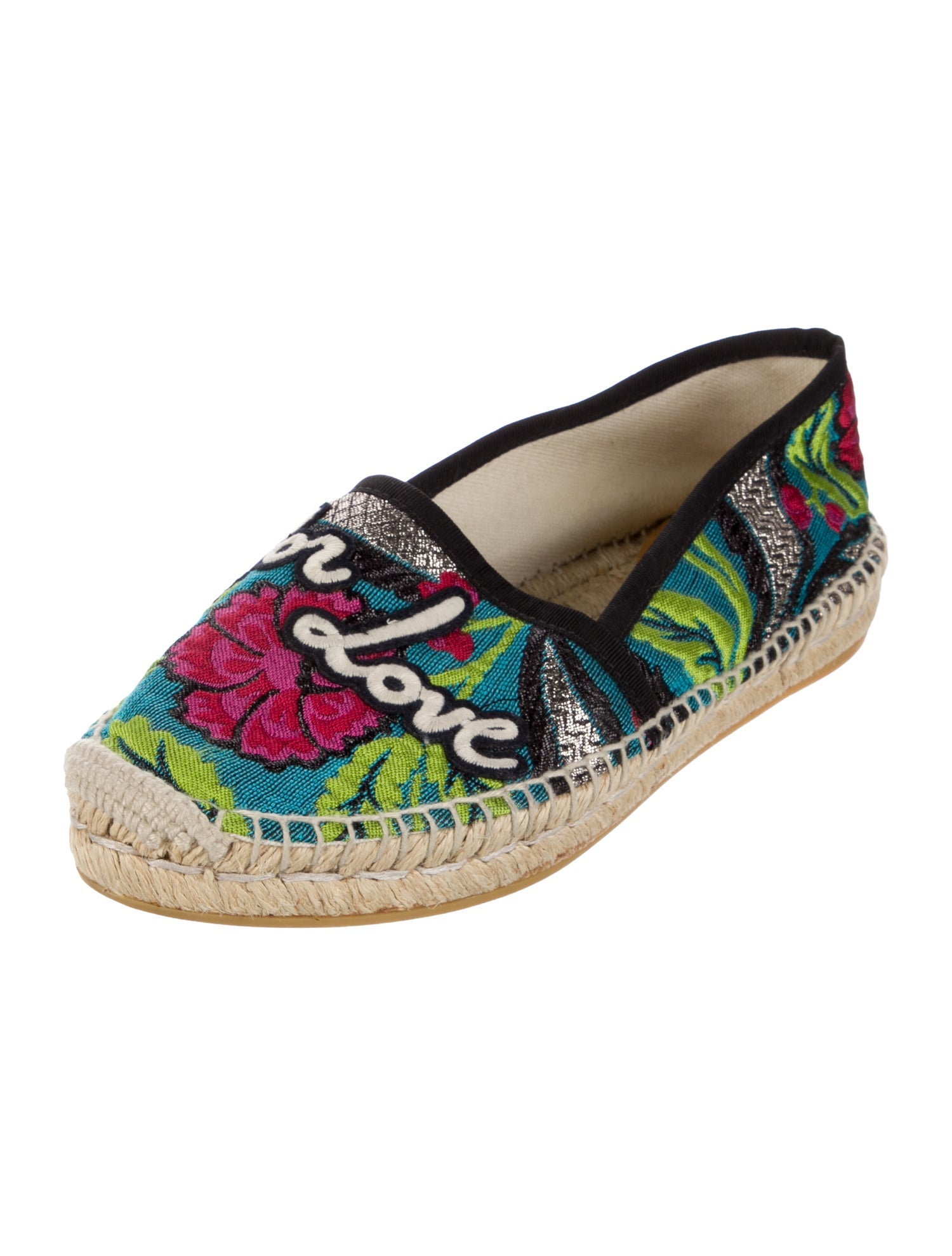 Gucci Canvas Floral Print Espadrilles