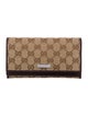 Gucci GG Canvas Canvas Continental Wallet