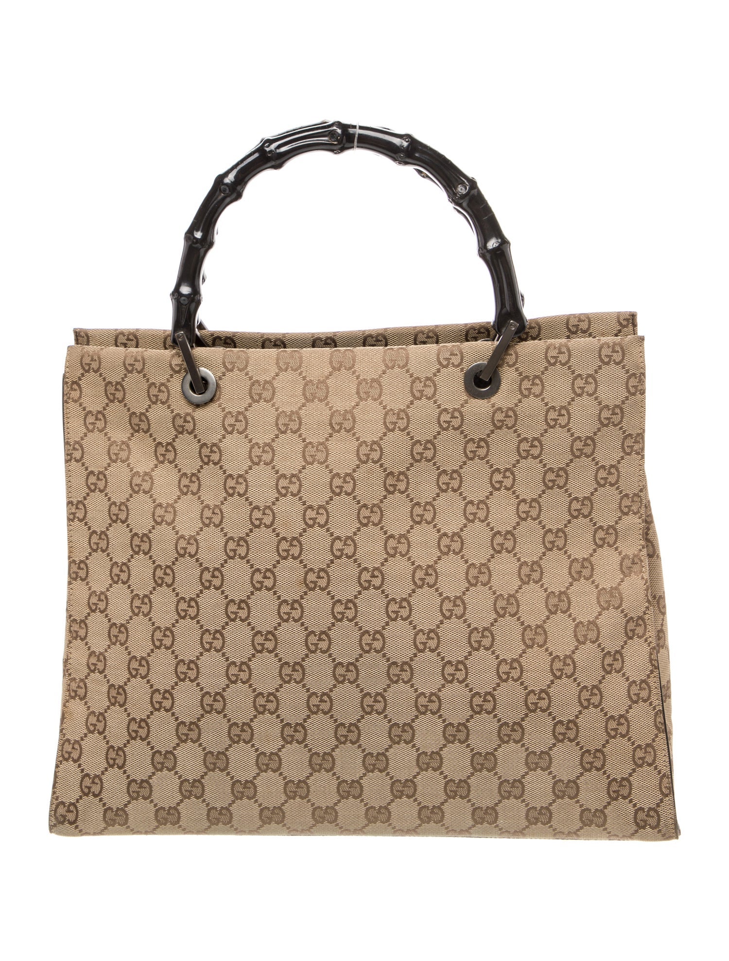 Gucci GG Canvas Top Handle Bag Vintage