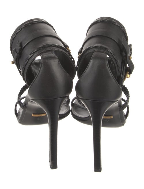 Gucci Horsebit Accent Leather Gladiator Sandals