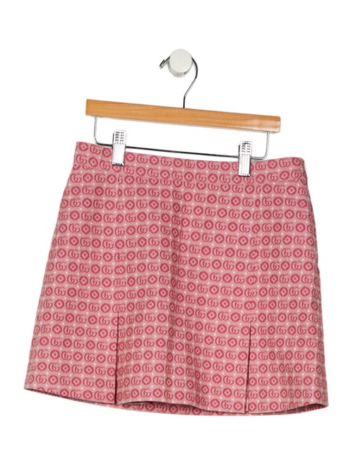 Gucci kid girls' pink skirt