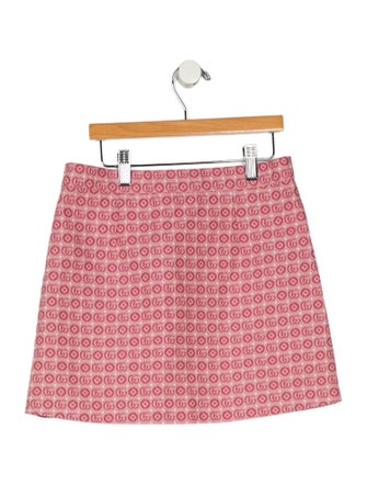 Gucci kid girls' pink skirt