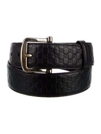 Gucci Microguccissima Pattern Leather Belt