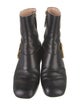 Gucci Interlocking G Logo Leather Boots