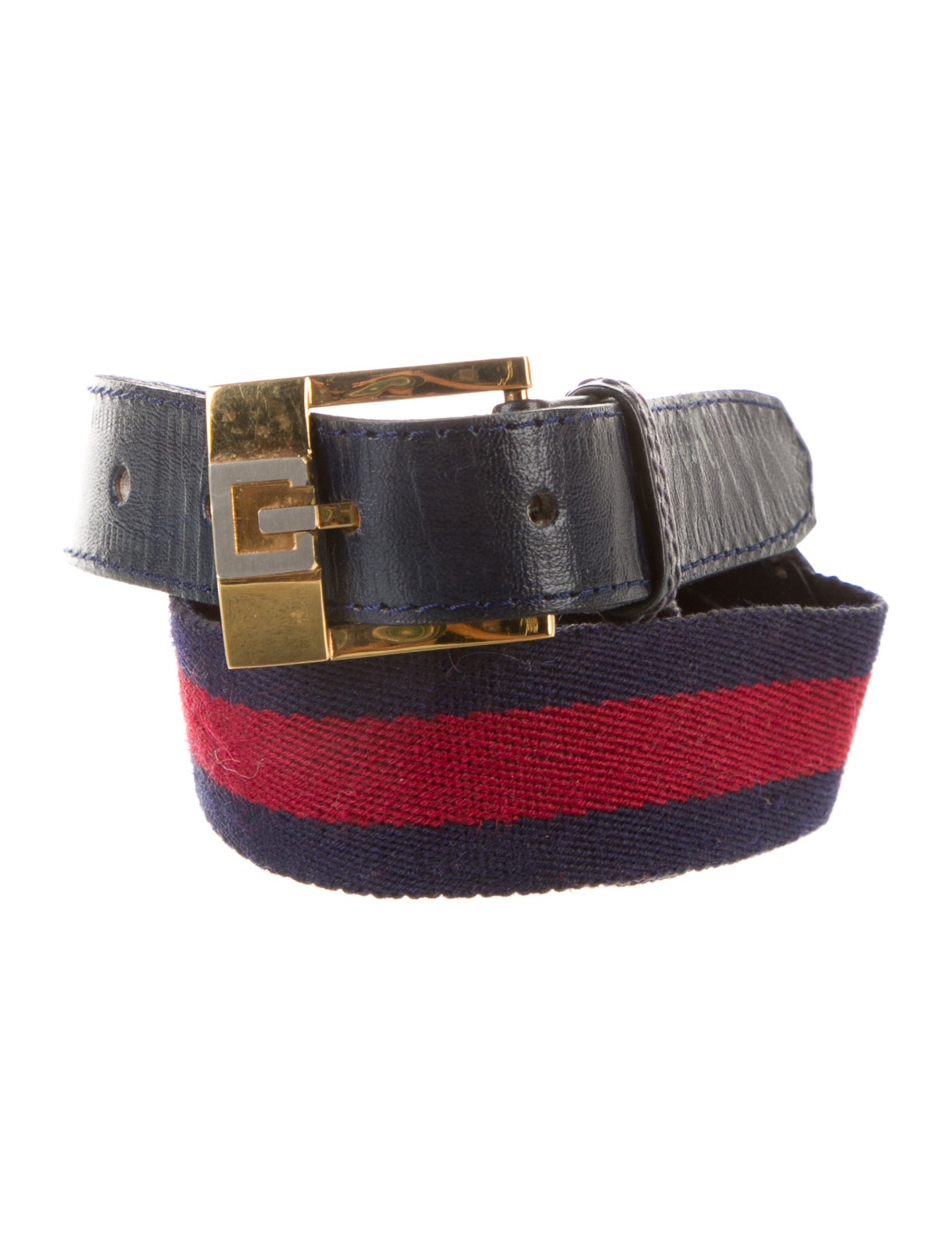 Gucci Vintage Sylvie Web Accent Belt