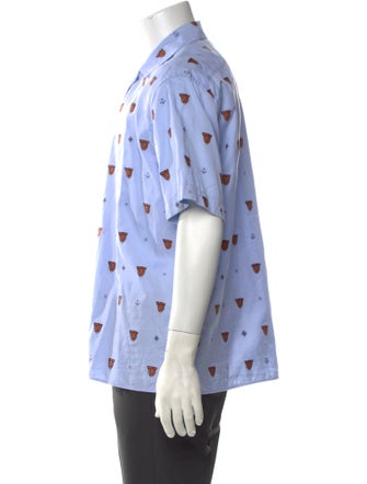 Gucci 2019 Tiger Head Accent Shirt