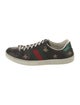 Gucci Web Accent Leather Sneakers
