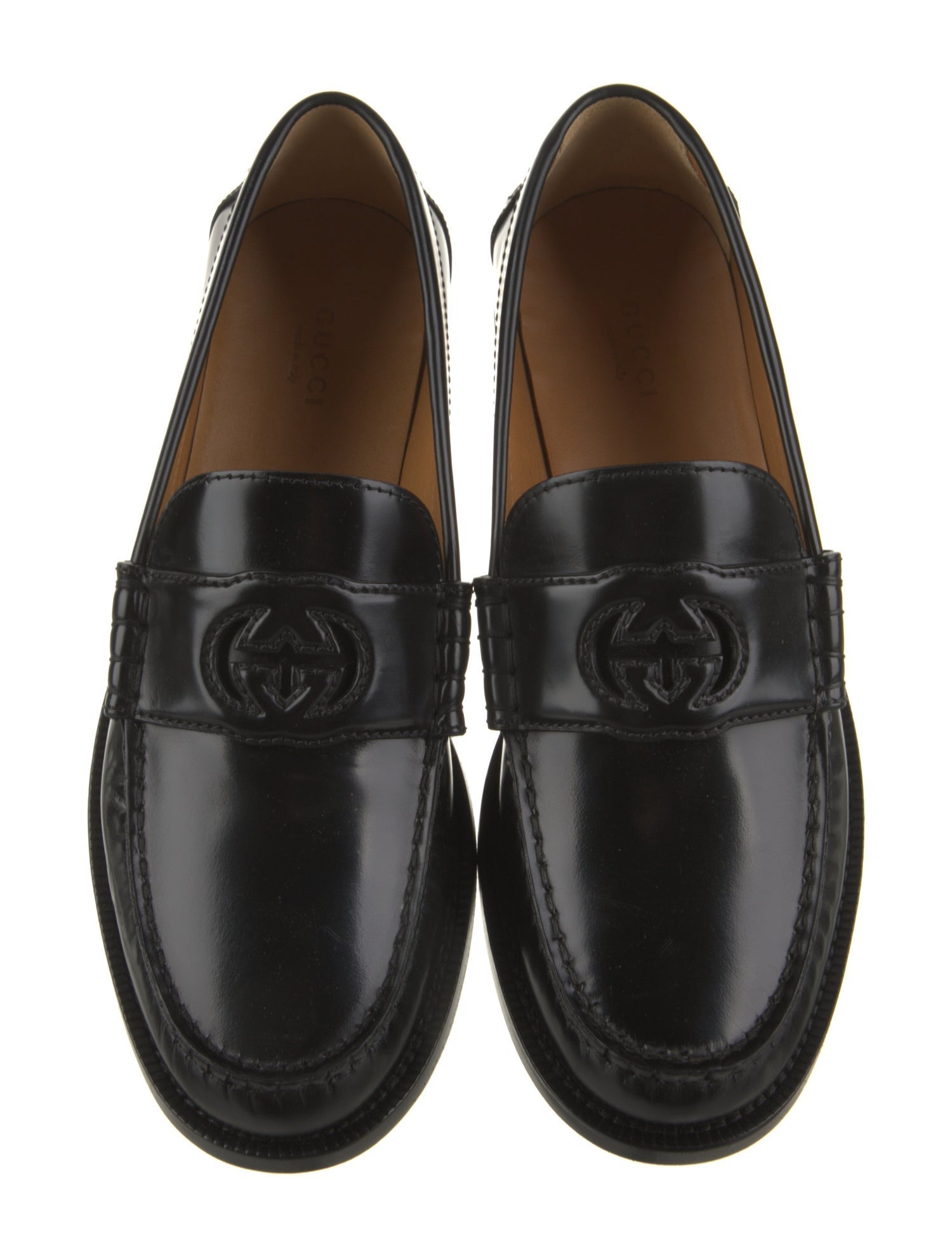Gucci Leather Dress Loafers