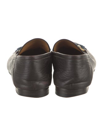 Gucci Horsebit Accent Leather Loafers