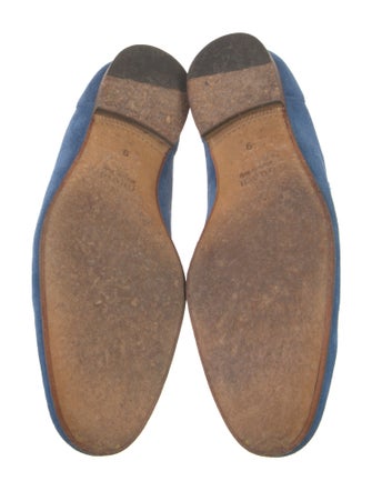 Gucci Horsebit Accent Suede Loafers