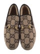 Gucci GG Logo Wool Loafers