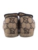Gucci GG Logo Wool Loafers