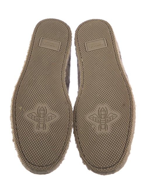 Gucci GG Logo Wool Loafers