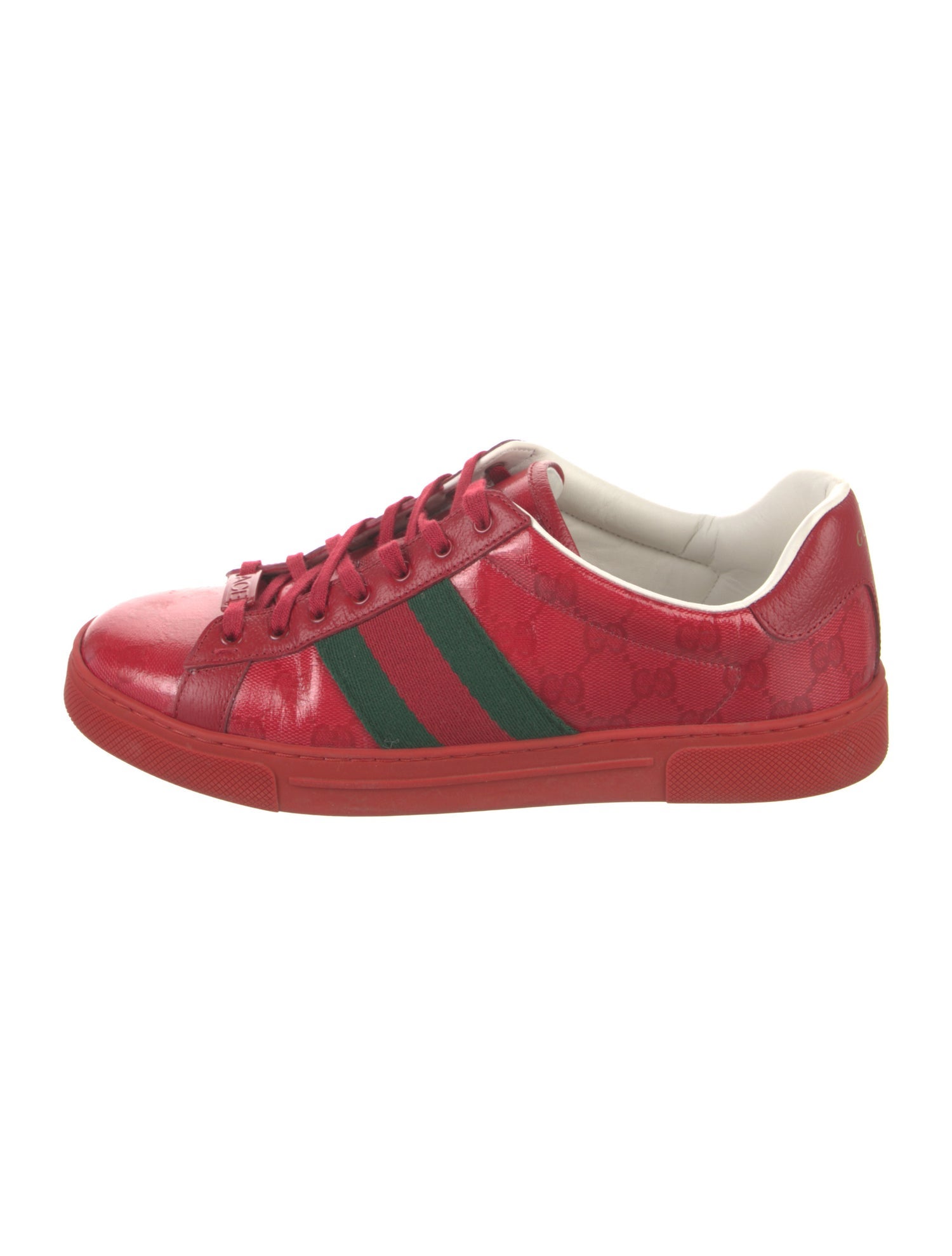 Gucci GG Supreme Patent Leather Sneakers